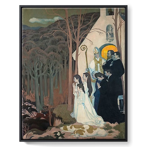 The Legend of Saint Hubert (framed canvas)
