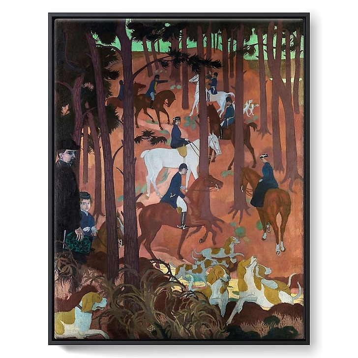 The Legend of Saint Hubert (framed canvas)