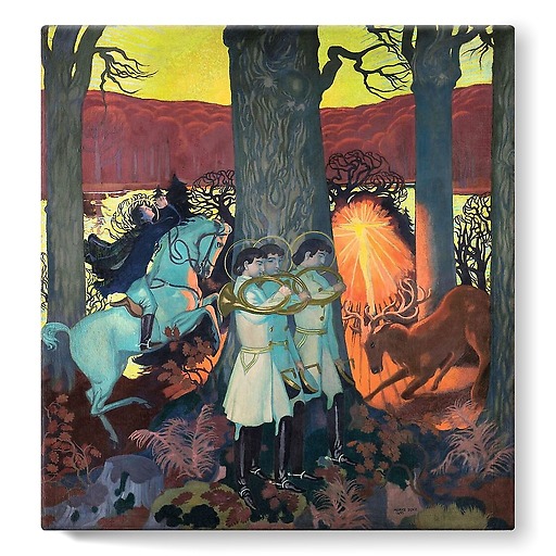 The Legend of Saint Hubert (stretched canvas)