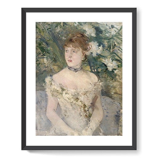 Jeune femme en toilette au bal (détail) (framed art prints)