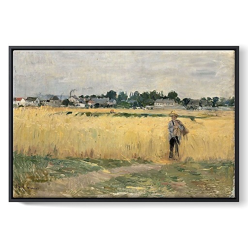 Dans les blés (détail) (framed canvas)