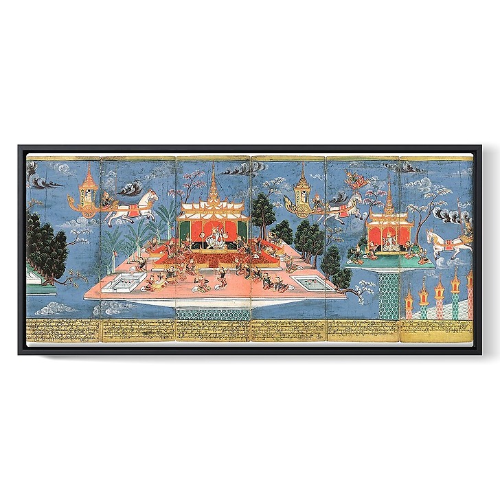 Nemi Jataka (détail) (toiles encadrées)
