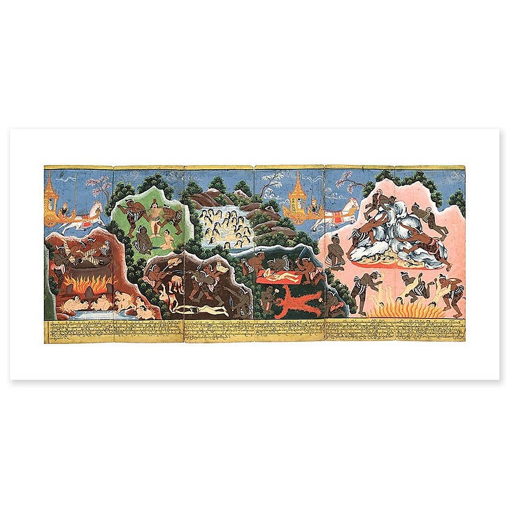 Nemi Jataka (détail) (art prints)