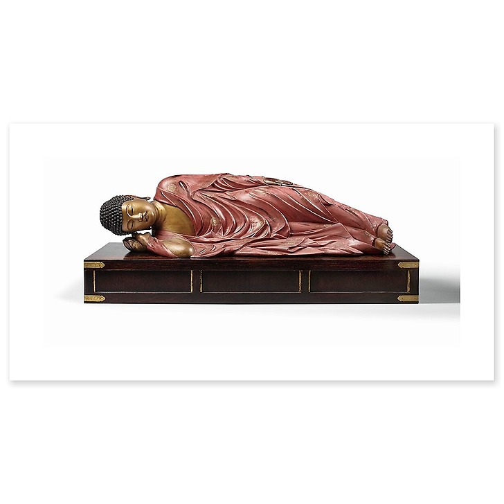 Shakyamuni entrant dans le nirvana (Nehan no Shaka) (canvas without frame)