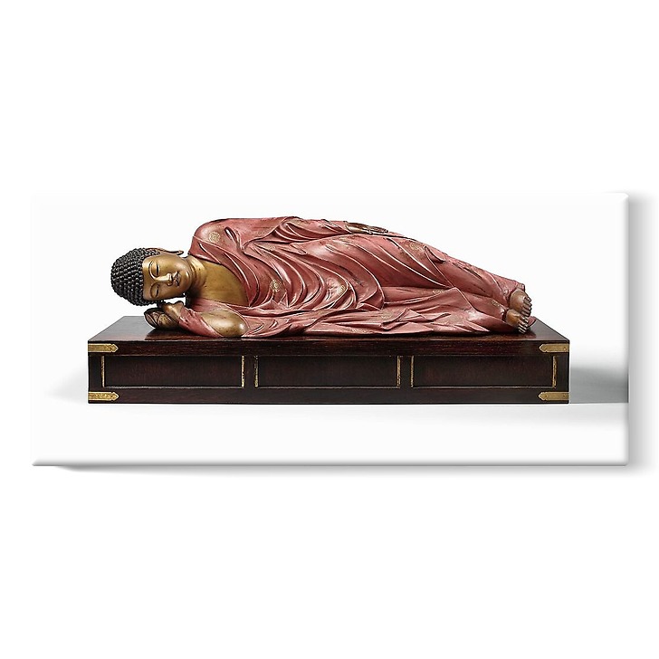 Shakyamuni entrant dans le nirvana (Nehan no Shaka) (stretched canvas)