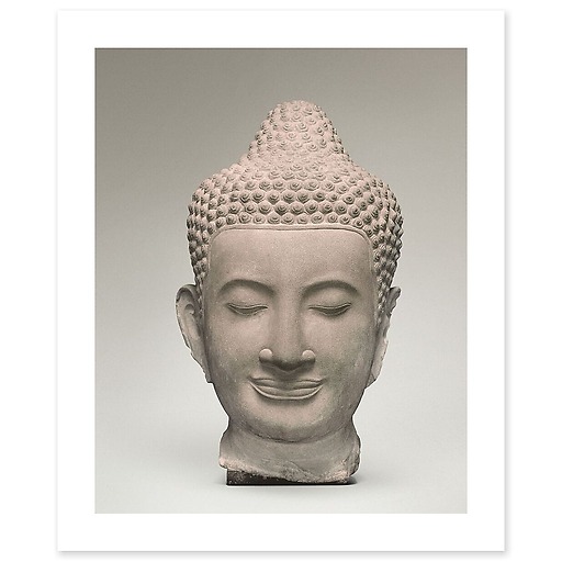 Tête de Bouddha (affiches d'art)
