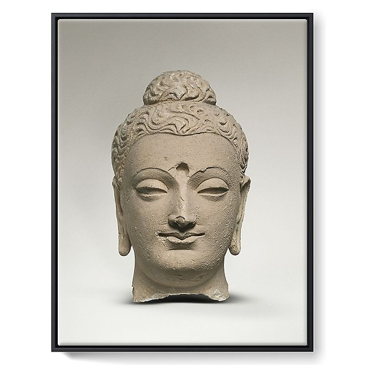 Tête de Bouddha (framed canvas)