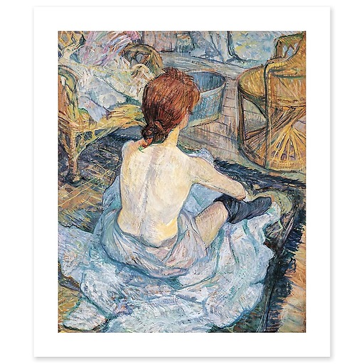 Rousse (La Toilette) (détail), vers 1889 (canvas without frame)