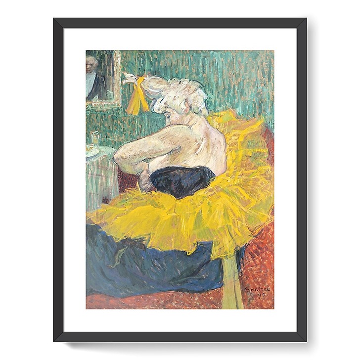 Clownesse Cha-U-Kao (détail), 1895 (framed art prints)