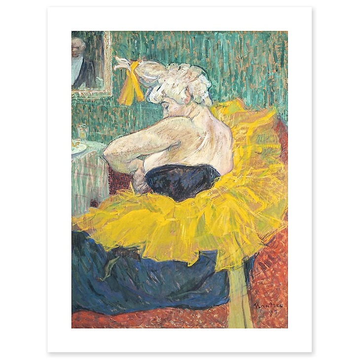 Clownesse Cha-U-Kao (détail), 1895 (canvas without frame)