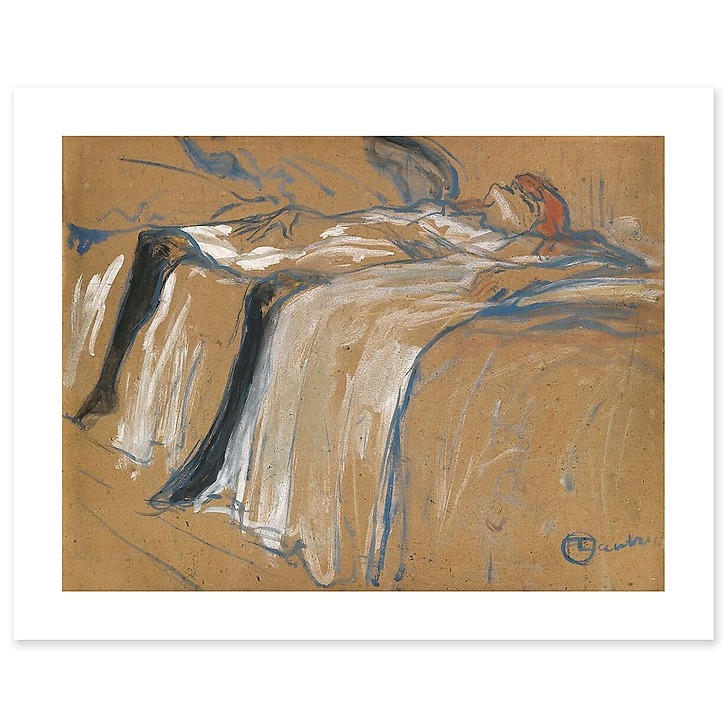 Seule (détail), vers 1896 (toiles sans cadre)