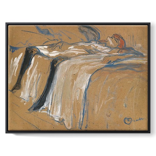 Seule (détail), vers 1896 (framed canvas)