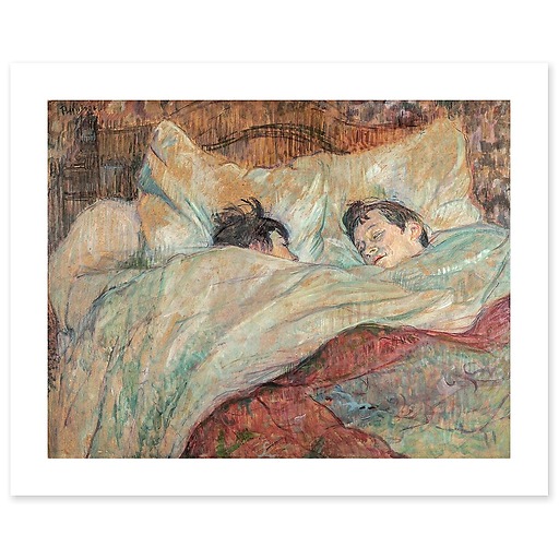 Dans le lit (détail), vers 1892 (toiles sans cadre)