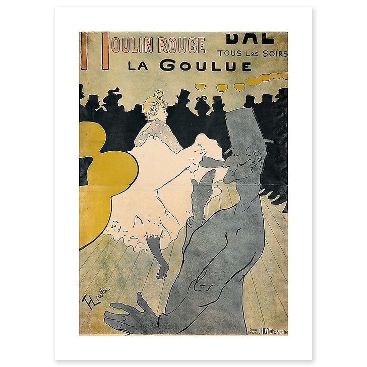 Moulin Rouge, bal tous les soirs, la Goulue (art prints