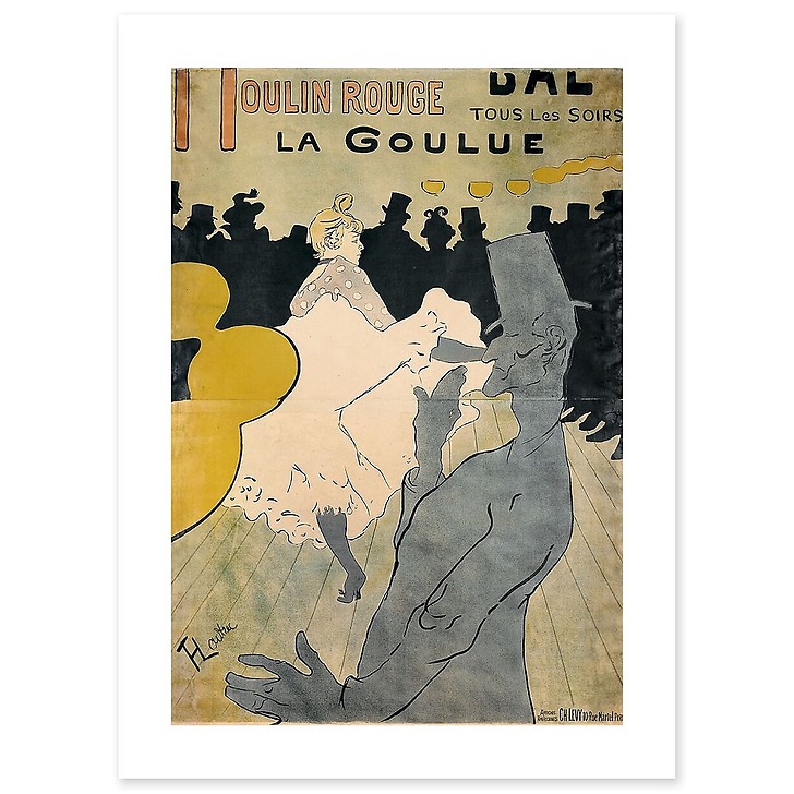 Moulin Rouge, bal tous les soirs, la Goulue (toiles sans cadre)