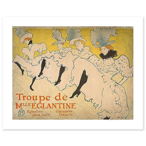 Affiche : Troupe de Mademoiselle Eglantine (art prints)