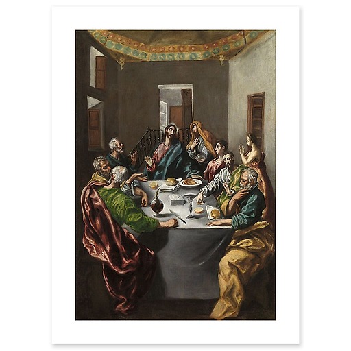 Le Repas chez Simon (détail) (affiches d'art)