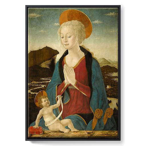 Vierge à l'Enfant (framed canvas)