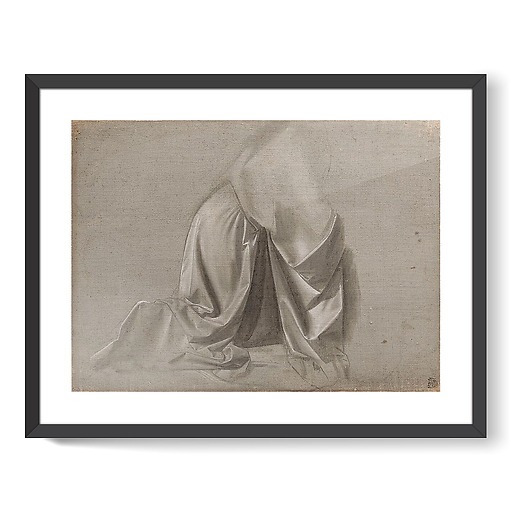 Draperie Jabach III I. Figure agenouillée (framed art prints)
