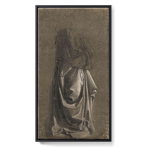 Draperie Jabach VIII. Figure debout (framed canvas)