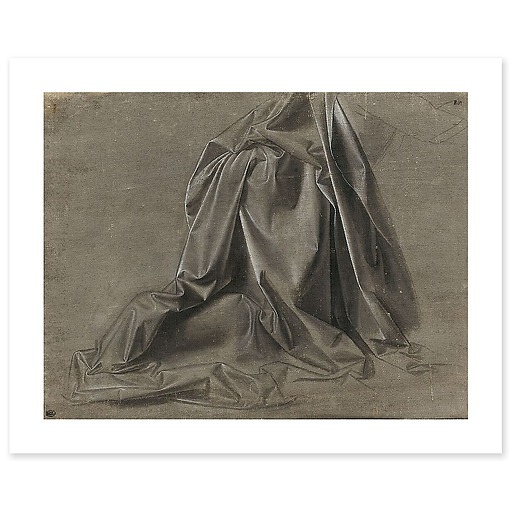 Draperie Jabach I. Figure agenouillée (canvas without frame)