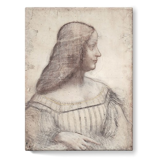 Portrait d'Isabelle d'Este (stretched canvas)