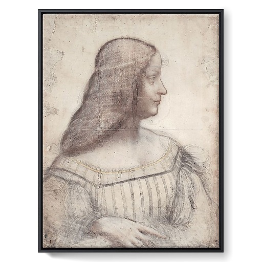Portrait d'Isabelle d'Este (framed canvas)