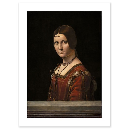 Portrait de femme, dit à tort La Belle Ferronnière (art prints)