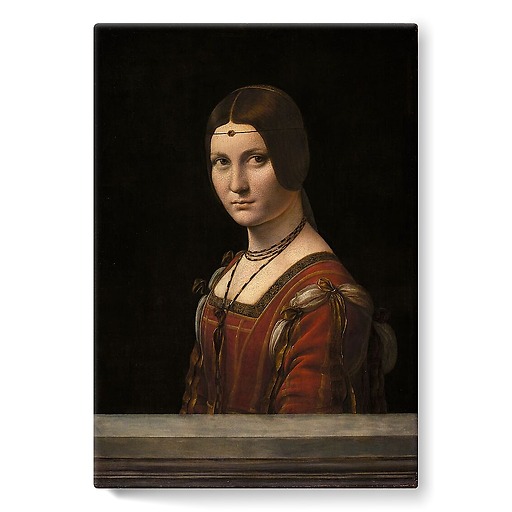 Portrait de femme, dit à tort La Belle Ferronnière (stretched canvas)