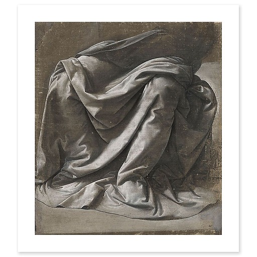 Draperie Saint-Morys. Figure assise (art prints)