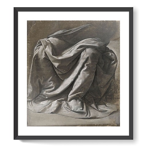 Draperie Saint-Morys. Figure assise (framed art prints)