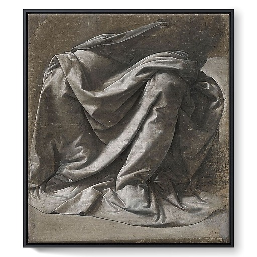Draperie Saint-Morys. Figure assise (framed canvas)