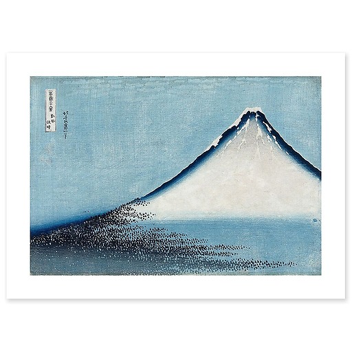 Le Fuji bleu (canvas without frame)