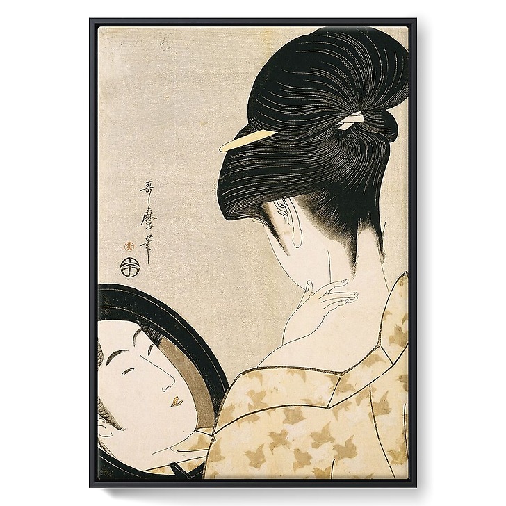 Femme se poudrant le cou (toiles encadrées)