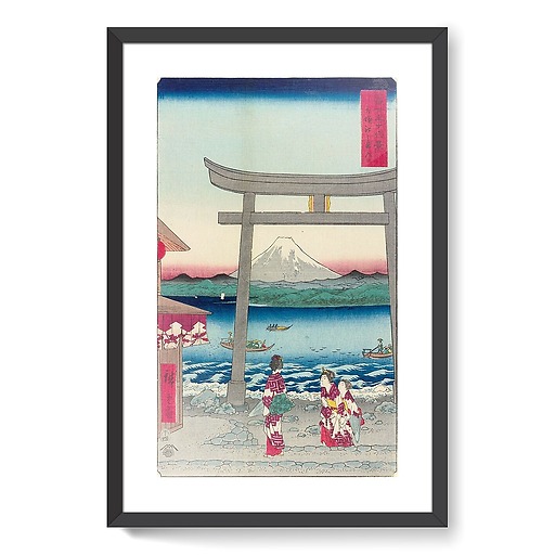 Shôshû Enoshima iriguchi (affiches d'art encadrées)