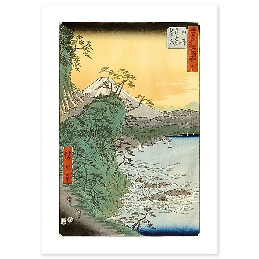 estampe de la série Les Cinquante-trois Étapes du Tôkaidô (affiches d'art)
