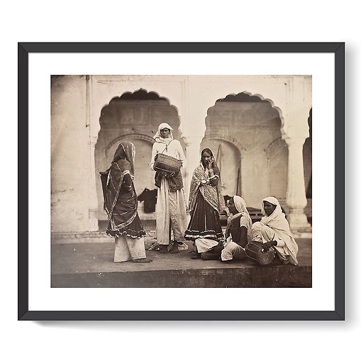 Groupe de hijra, 1870-1880 (affiches d'art encadrées)