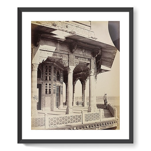 Agra. Le fort rouge. La Musamman Burj, 1863-1870 (framed art prints)