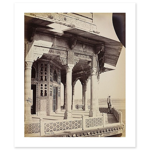 Agra. Le fort rouge. La Musamman Burj, 1863-1870 (canvas without frame)