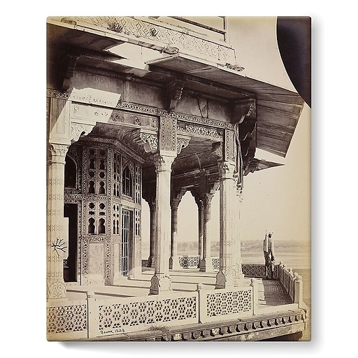 Agra. Le fort rouge. La Musamman Burj, 1863-1870 (toiles sur châssis)