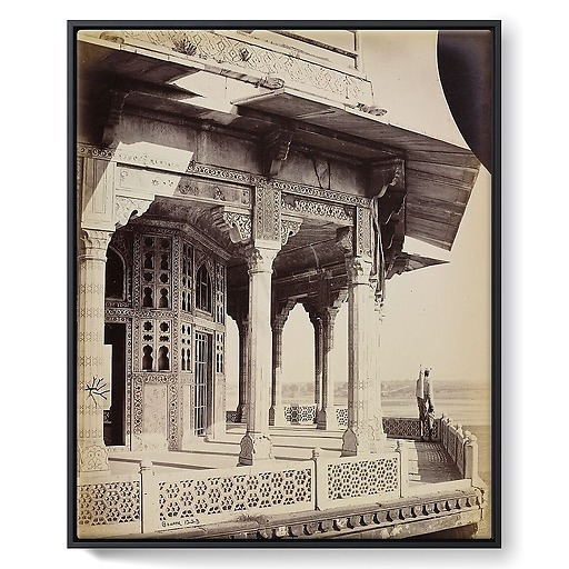 Agra. Le fort rouge. La Musamman Burj, 1863-1870 (framed canvas)