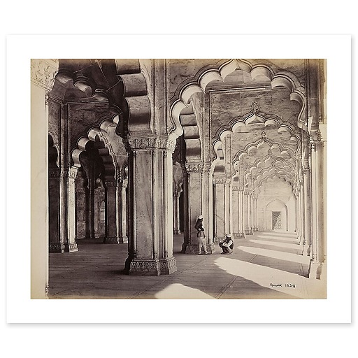 Agra. Mosquée de la Perle (Moti Masjid), 1863-1870 (canvas without frame)