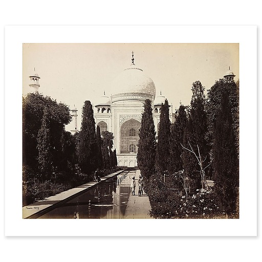 Agra. Le Taj Mahal, 1863-1870 (canvas without frame)