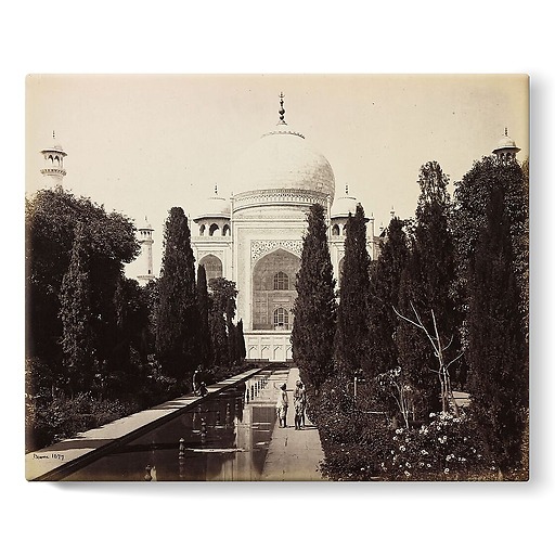 Agra. Le Taj Mahal, 1863-1870 (stretched canvas)