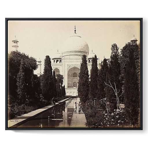 Agra. Le Taj Mahal, 1863-1870 (framed canvas)