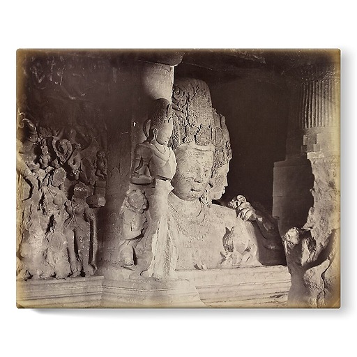 Elephanta. Maheshamurti, 1870-1880 (stretched canvas)