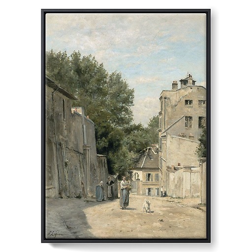 Montmartre, rue Saint-Vincent (toiles encadrées)