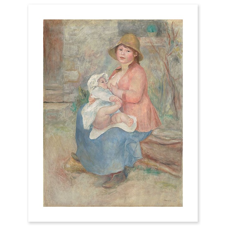 Maternité, L'Enfant au sein ou Madame Renoir et son fils Pierre (affiches d'art)