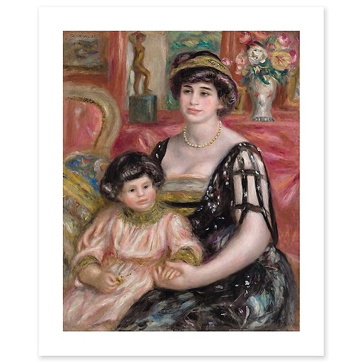 Madame Josse Bernheim-Jeune et son fils Henry (art prints)