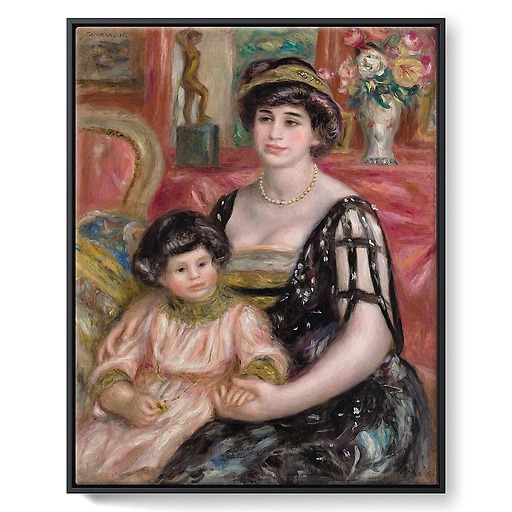 Madame Josse Bernheim-Jeune et son fils Henry (framed canvas)